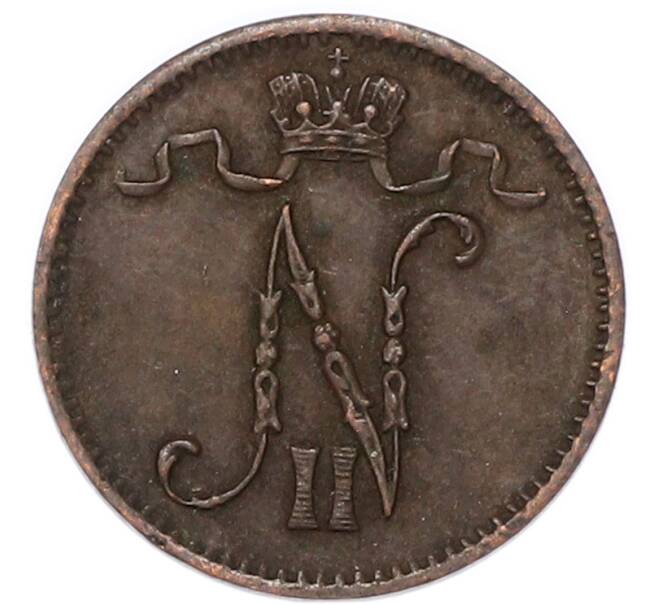 Монета 1 пенни 1915 года Русская Финляндия (Артикул: M1-68966) — Фото №2
