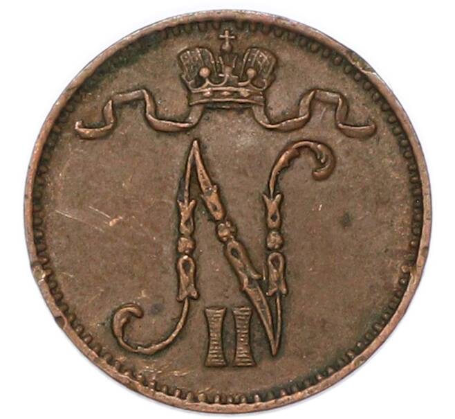 Монета 1 пенни 1914 года Русская Финляндия (Артикул: M1-68968) — Фото №2