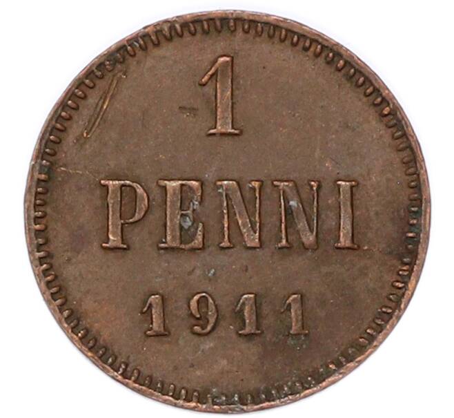 Монета 1 пенни 1911 года Русская Финляндия (Артикул: M1-68976) — Фото №1