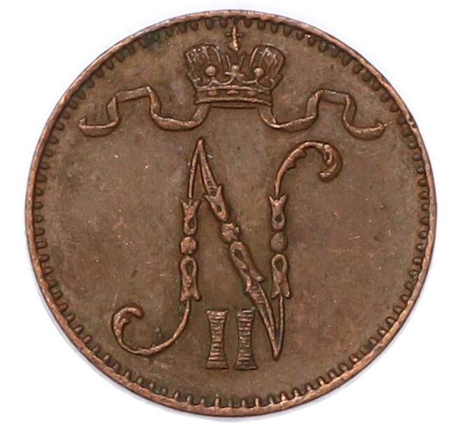 Монета 1 пенни 1911 года Русская Финляндия (Артикул: M1-68976) — Фото №2