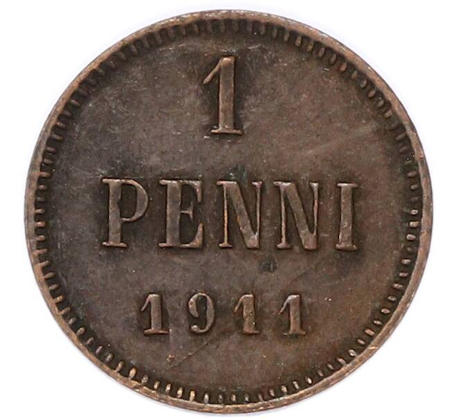 Монета 1 пенни 1911 года Русская Финляндия (Артикул: M1-68977) — Фото №1