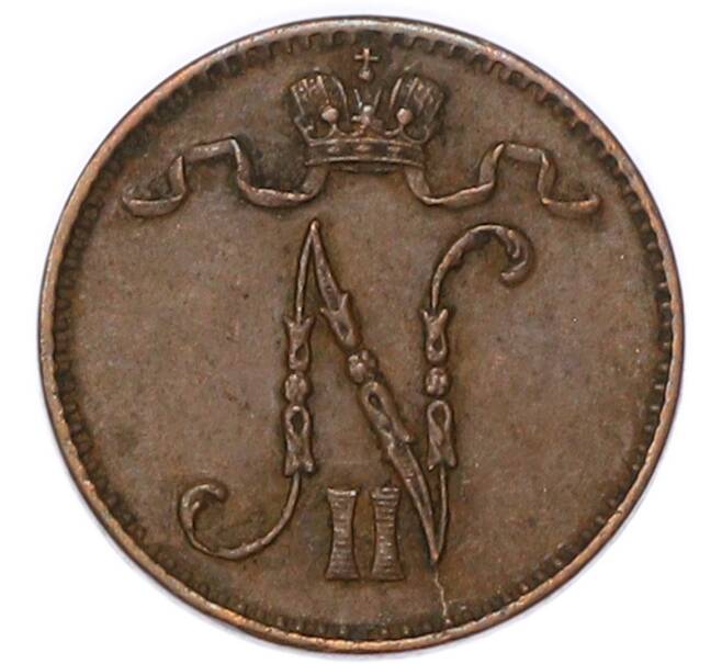 Монета 1 пенни 1911 года Русская Финляндия (Артикул: M1-68977) — Фото №2