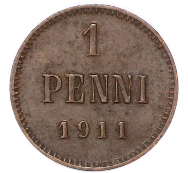 Монета 1 пенни 1911 года Русская Финляндия (Артикул: M1-68979) — Фото №1