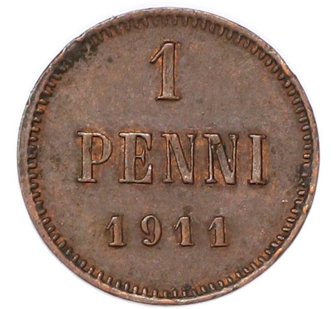 Монета 1 пенни 1911 года Русская Финляндия (Артикул: M1-68980) — Фото №1