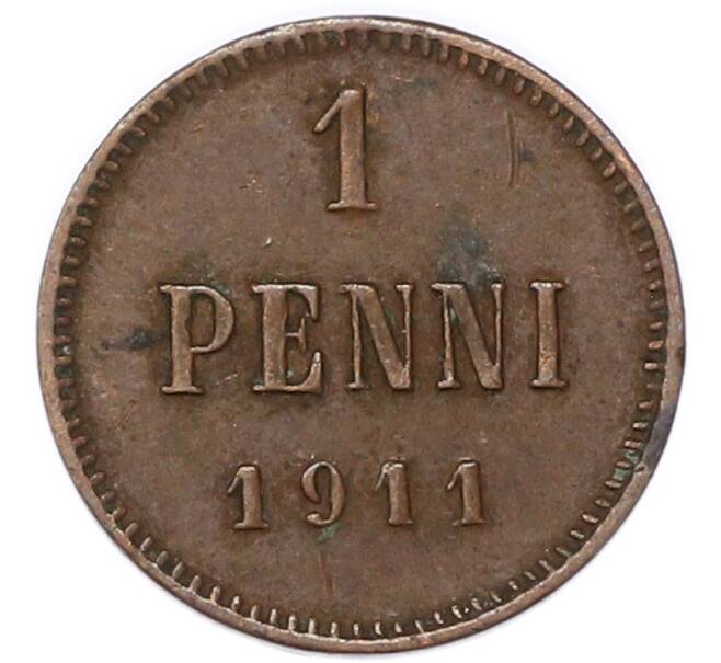 Монета 1 пенни 1911 года Русская Финляндия (Артикул: M1-68983) — Фото №1