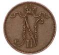 Монета 1 пенни 1909 года Русская Финляндия (Артикул: M1-68988) — Фото №2