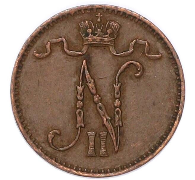 Монета 1 пенни 1909 года Русская Финляндия (Артикул: M1-68988) — Фото №2