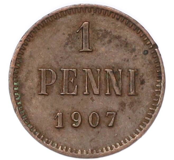 Монета 1 пенни 1907 года Русская Финляндия (Артикул: M1-68990) — Фото №1
