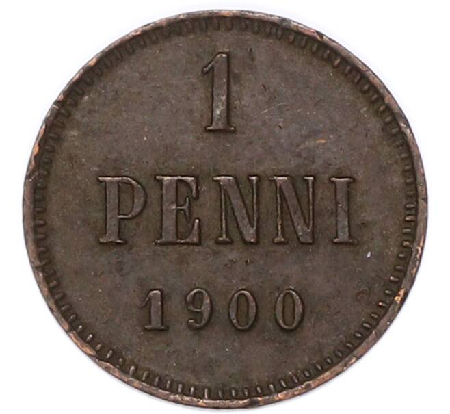 Монета 1 пенни 1900 года Русская Финляндия (Артикул: M1-68995) — Фото №1