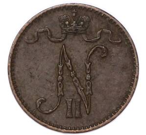 1 пенни 1900 года Русская Финляндия — Фото №2