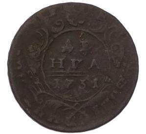 Денга 1731 года — Фото №1