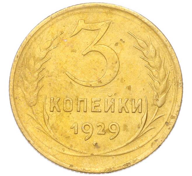Монета 3 копейки 1929 года (Артикул: K12-94734) — Фото №1