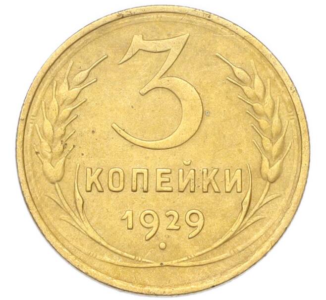 Монета 3 копейки 1929 года (Артикул: K12-94738) — Фото №1