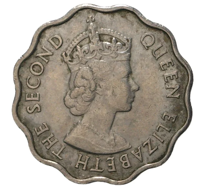 Монета 10 центов 1978 года Британский Маврикий (Артикул M2-37720)