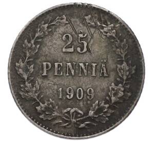 25 пенни 1909 года Русская Финляндия — Фото №1