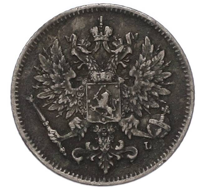 Монета 25 пенни 1909 года Русская Финляндия (Артикул: T11-55386) — Фото №2