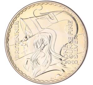 2 фунта 2003 года Великобритания «Британия — Голова Британии в шлеме» — Фото №1