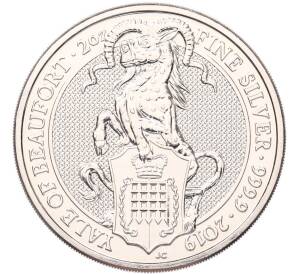 5 фунтов 2019 года Великобритания «Звери Королевы — Йейл из Бофорта» — Фото №1