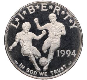 1 доллар 1994 года S США «Чемпионат мира по футболу 1994» — Фото №1