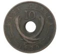 Монета 10 центов 1925 года Британская Восточная Африка (Артикул M2-37785)