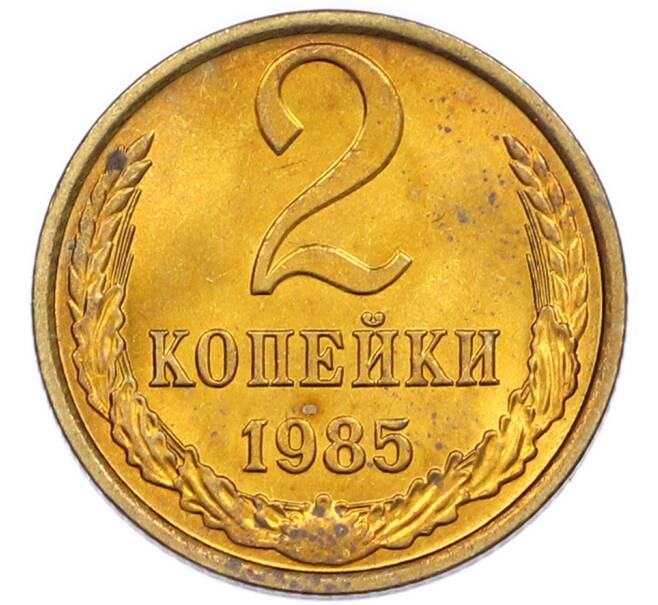 Монета 2 копейки 1985 года (Артикул: K7-5483) — Фото №1
