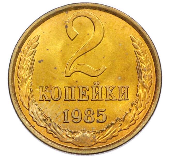 Монета 2 копейки 1985 года (Артикул: K7-5489) — Фото №1