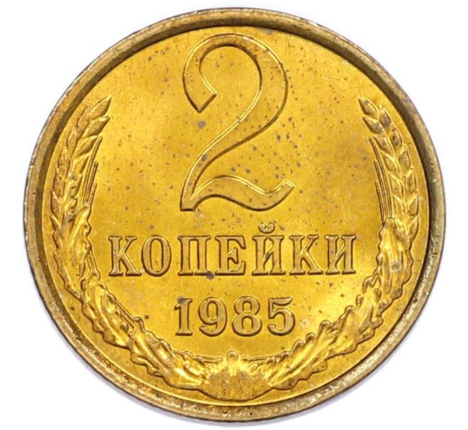 Монета 2 копейки 1985 года (Артикул: K7-5501) — Фото №1