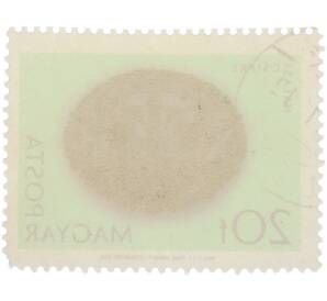 Почтовая марка 20 филлеров 1964 года Венгрия «Халашские кружева — Лебеди» — Фото №2