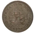 Монета 1 пенни 1956 года Британская Южная Африка (Артикул M2-37852)