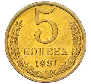 5 копеек 1981 года — Фото №1