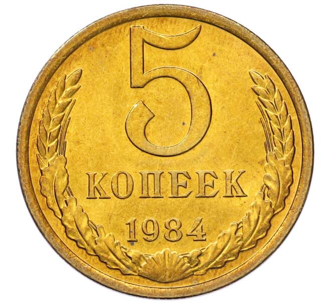 Монета 5 копеек 1984 года (Артикул: K7-5331) — Фото №1
