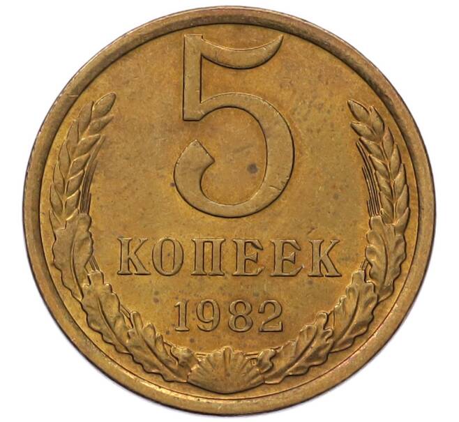 Монета 5 копеек 1982 года (Артикул: K7-5342) — Фото №1