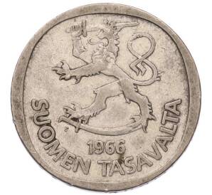 1 марка 1966 года Финляндия — Фото №1