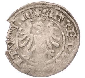 1/2 гроша 1495-1506 года Литва (Александр I Ягеллончик) — Фото №2