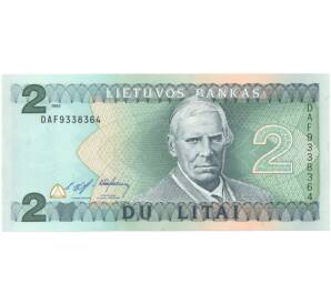 2 лита 1993 года Литва — Фото №1