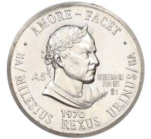 1 шиллинг 1970 года Сен-Бартелеми (Unusual) — Фото №1