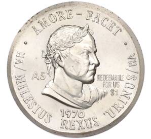 1 шиллинг 1970 года Сен-Бартелеми (Unusual) — Фото №1