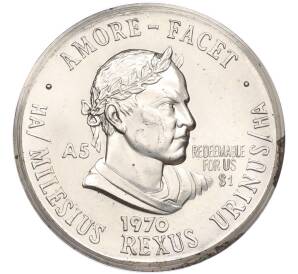 1 шиллинг 1970 года Сен-Бартелеми (Unusual) — Фото №1