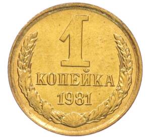 1 копейка 1981 года — Фото №1
