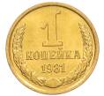 Монета 1 копейка 1981 года (Артикул: K8-3981) — Фото №1