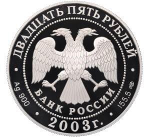 25 рублей 2003 года СПМД «Географическая серия — 1-я Камчатская экспедиция» — Фото №2