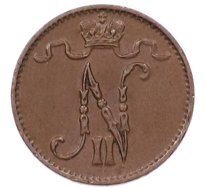 Монета 1 пенни 1915 года Русская Финляндия (Артикул: K7-5935) — Фото №2