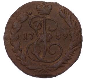 1 копейка 1789 года ЕМ — Фото №1