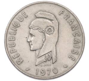 100 франков 1970 года Французские Афар и Исса — Фото №2