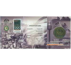 1 доллар 2000 года Австралия «Выставка Olymphilex» (Монетный двор Канберра) — Фото №2