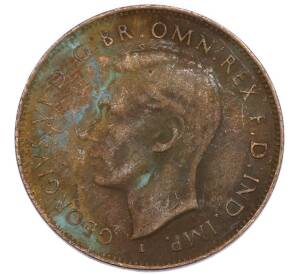 1/2 пенни 1943 года Австралия — Фото №2
