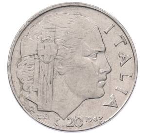 20 чентезимо 1943 года Италия (Магнитная) — Фото №1
