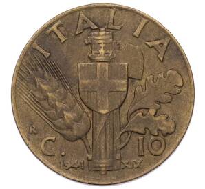10 чентезимо 1941 года Италия — Фото №1