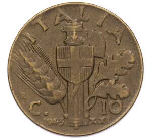 10 чентезимо 1943 года Италия — Фото №1