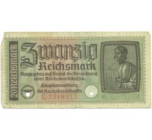 20 рейхсмарок 1940-1945 года Германия (Для оккупированных территорий) — Фото №1